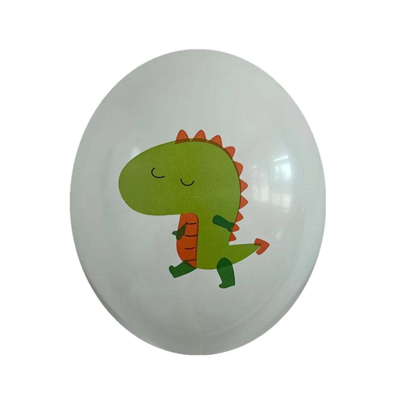 Children's Dinosaur Theme Birthday Party Decoration Balloon - Cute Tyrannosaurus Rex And Pterosaur Cartoon Print Balloon