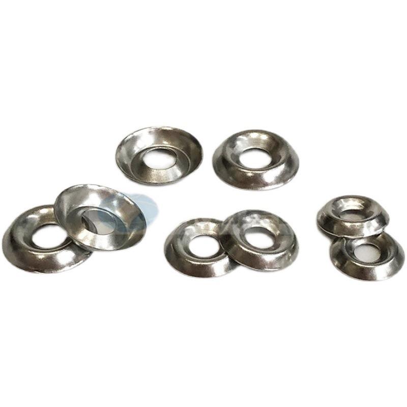 304 Stainless Steel Concave-Convex Fish Eye Decorative Gasket Washer 6# 8# 10# 12#