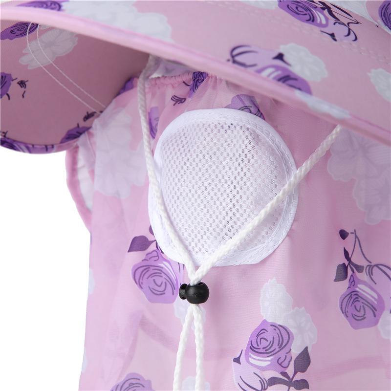 Ladies tea picking hat summer thin mesh breathable mask sun protection sunshade bucket hat hat for farm work