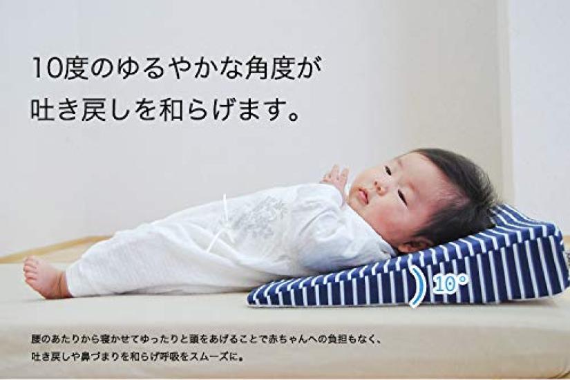 Sandesica Sleeping Pillow Baby Fluffy Colorful Animal (Anti-Respiratory Pillow), 6-Layer Gauze, Design, 3134-9999-52