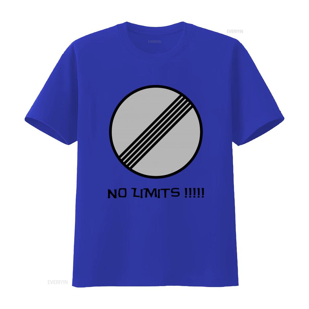 T-shirt Segnale Senza Limiti di Velocità Autobahn Germania Scatena il Tuo Stile con Design Audace vintage Lavato Comodo Elegante Casual