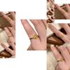 High-quality Antique Gold Iris Flower Ring Unique Floral Design For Women