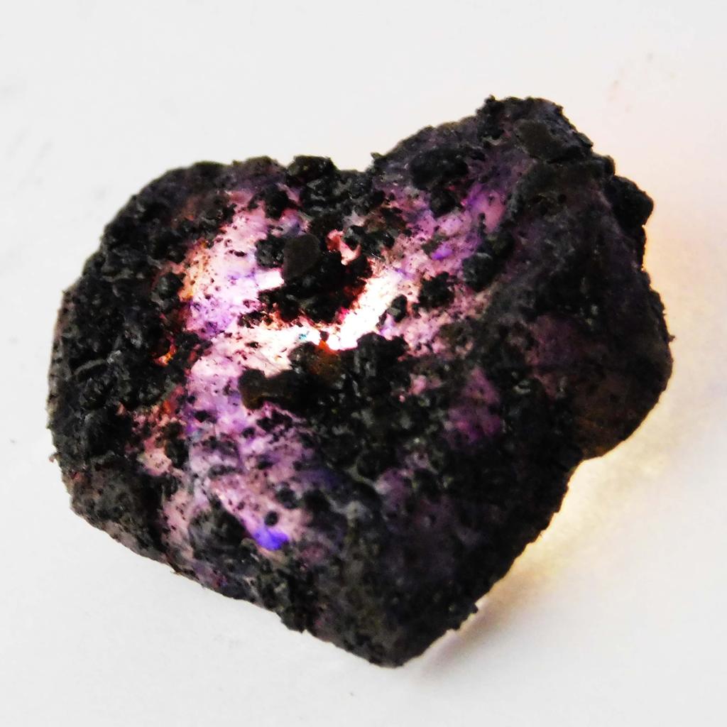 74 Ct Earth Mined Natural Purple Sapphire Uncut Rough Loose Gemstone