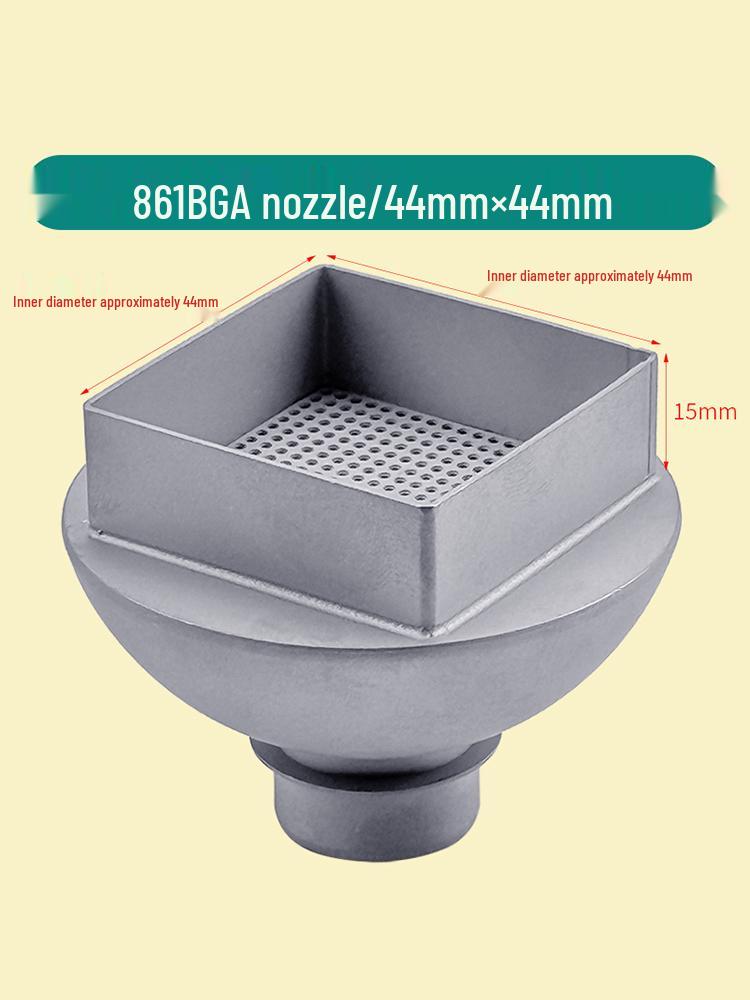 Compatible Square Nozzle for Quick 861DW Hot Air Gun - Perfect for BGA Desoldering