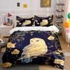 Starry Owl Decorative Art Set Soft Comfortable Duvet Cover Bedding Set Included 1*Duvet Cover & 2*Pillowcases, Gift