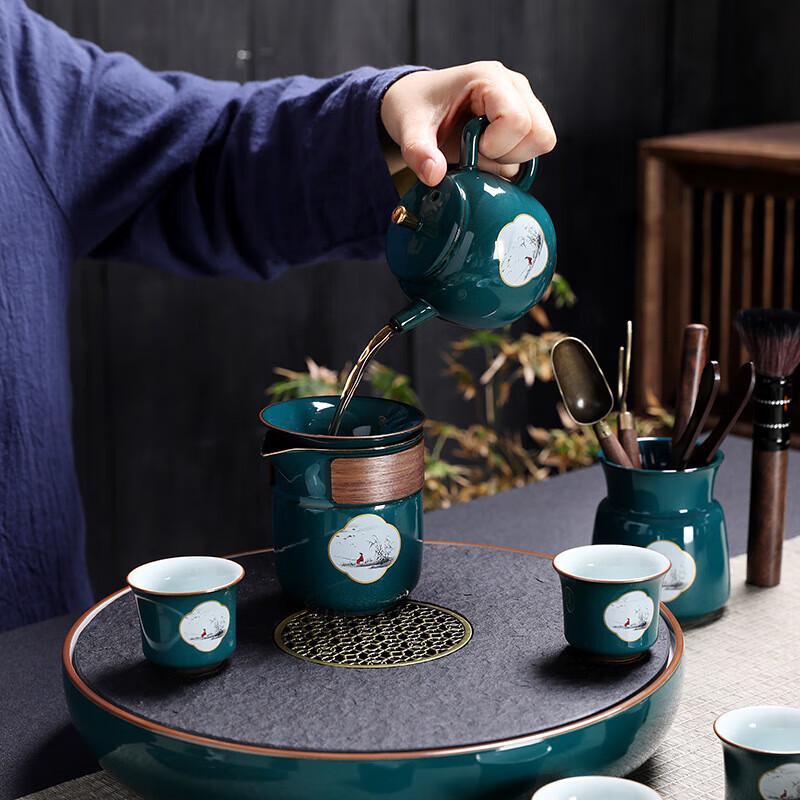 Chaxun 14-Piece Ceramic Kung Fu Tea Set