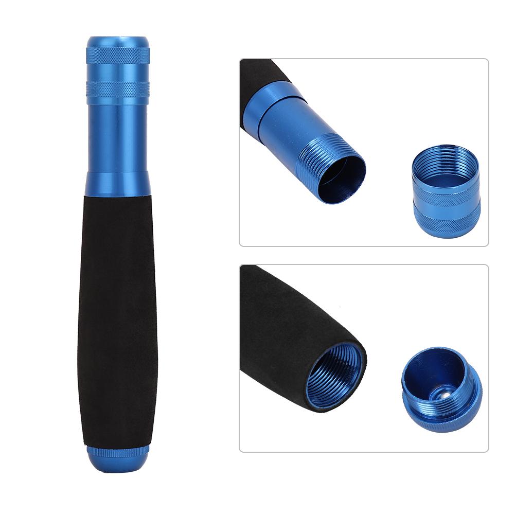 Multi Function Aluminium Alloy Fishing EVA Rod Handle Grip for DIY Rods Change(Blue)