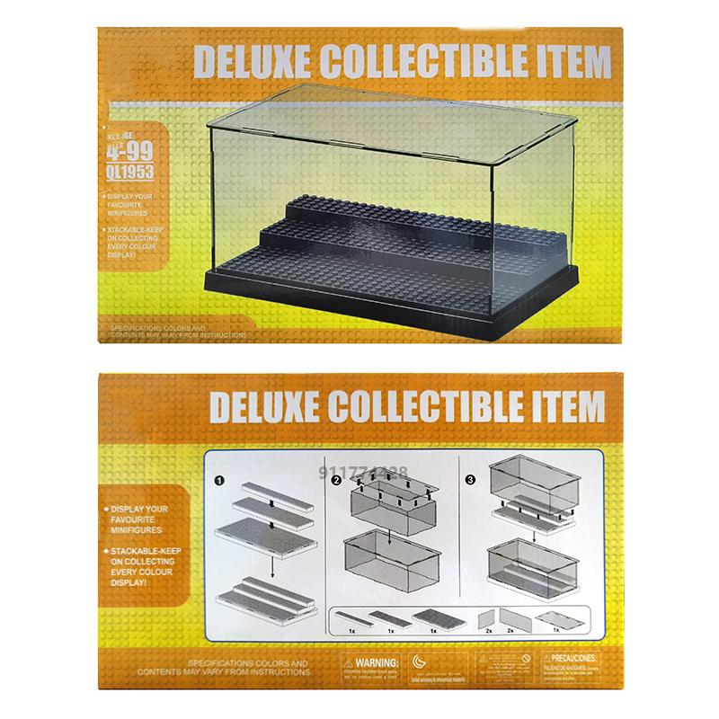 MOC Stand Movie Anime Military Action Figure Display Stands Box Blocks Compatible 75257 05007 75105 High-Speed Championed Block Bricks Toys Playsets
