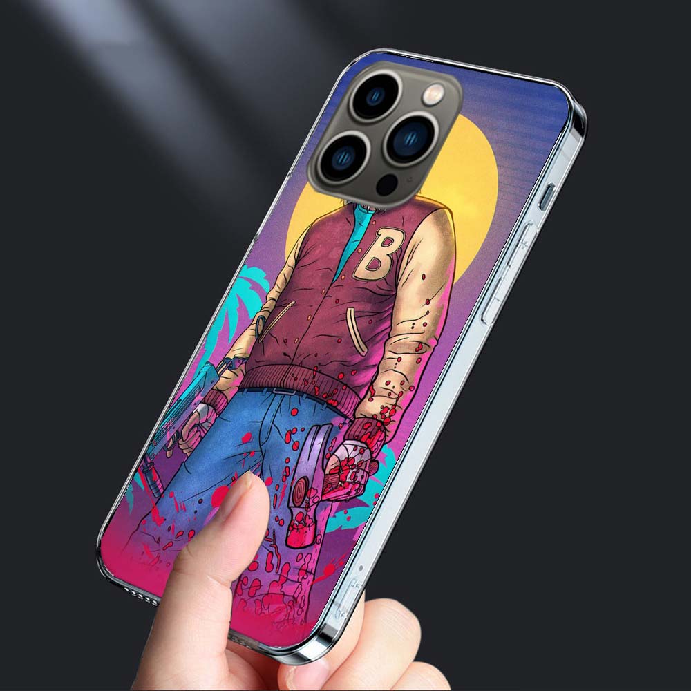 Game Hotline Miami Phone Case For Iphone 16E 15 Pro 14 Plus 17E 16 17 Pro Max Air 11 12 13 Mini Shockproof Capa Cute Cover TP