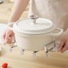 Hot Plate Holder Stainless Steel Expanding Pot Holder Resistant Mat Expanding Contracting Heat Easy Design Clean Trivet Non A8H0