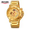 Skmei Watch for Men Top Brand Luxury Big Dial Stainless Steel Waterproof Chronograph Wristwatches with Date