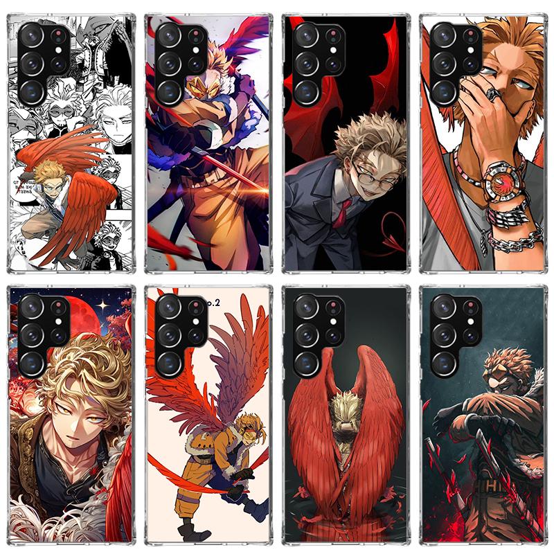 Hawks MHA My Hero A-Academy Phone Case For Samsung Galaxy S26 S25 Edge S24 S23 Ultra S22 Plus S21 S20 FE Soft TPU Back Cover Fun