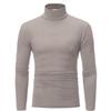2023 Foreign Trade Men's Autumn and Winter Turtleneck Multi-color Bottoming Shirt Long-sleeved Polished Velvet Inner Thermal Underwear