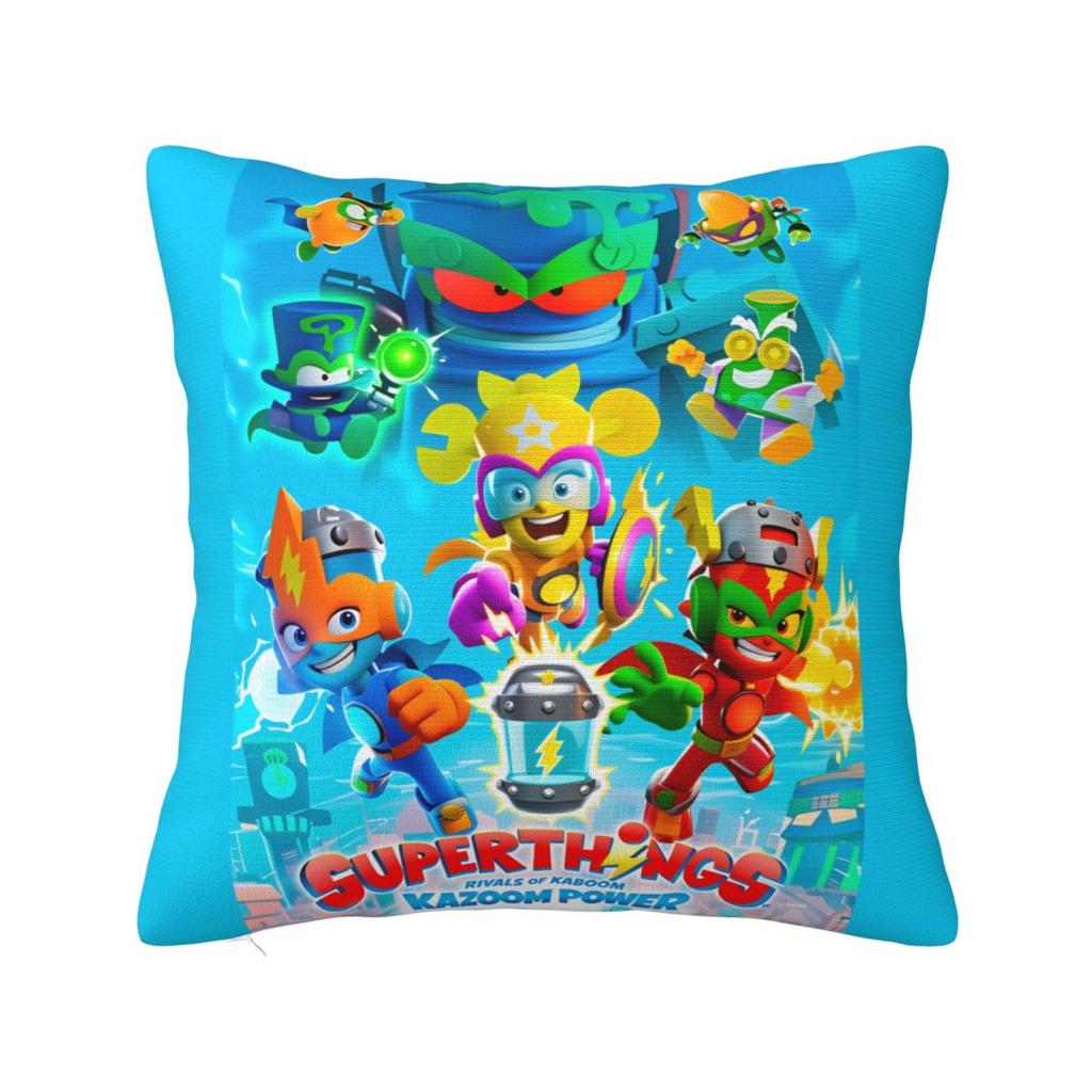 Super Zings Game Pillow Cover Cartoon Polyester Pillow Case Cushion Cover Fashion Pillowcases For Chair Sofa Home Decoration