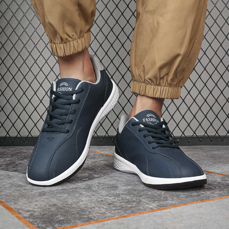 Fashion Non-slip Sole PU Leather MEN FASHION Loafers Running Shoes Men Jogging Men's Shoes Sneakers Luxury Sports Raning Loafer'lar