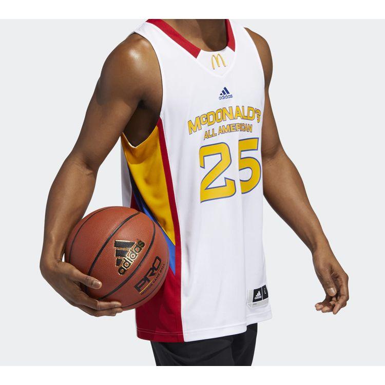 adidas Canotta da Basket Performance Derrick Rose Mcdonalds All-Star Game Home Uomo Top Bianco GJ0073
