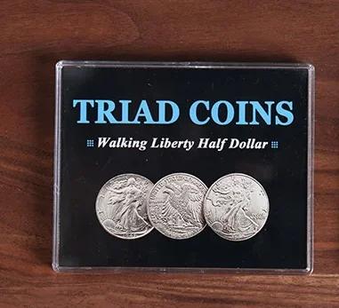 

Triad Coins (Chinese Palace Coin) Three Coin Appear Vanish Magia Magic Tricks Magician Close Up Illusion Gimmicks Mentalism Prop