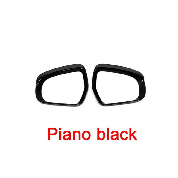 For Suzuki Vitara 2016 2017 2018 Stick Rear View Side Glass Mirror Trim Frame Rain Shield Sun Visor Shade ABS Eyebrow