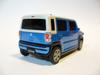 SUZUKI New Hustler Pullback Car Miniature Car Color Sample Brisk Blue Metallic White 2-Tone