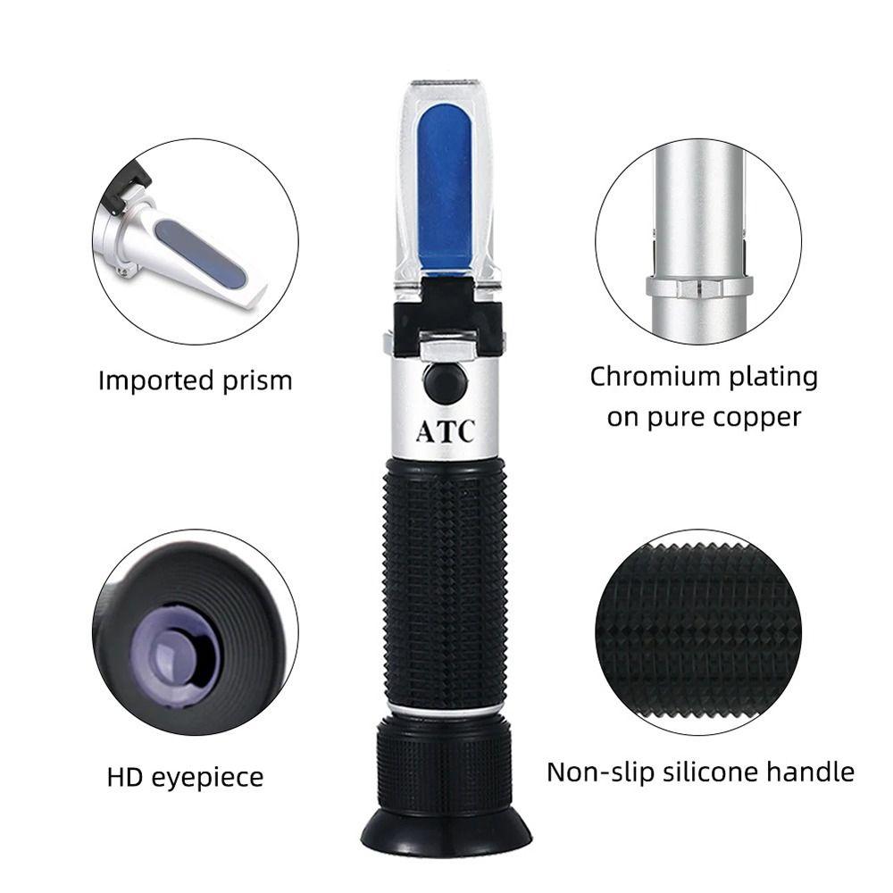 Genaues Salinitätsrefraktometer ATC Salinometer Professionelles Meerwasser-Salinometer