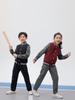 Unisex Navy Blue School Uniform Jacket & Pants Set, Perfect for Spring & Autumn