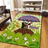 Animal Friends Garden Custom Name Carpet Rug For Living Room Bedroom Home Sofa Decoration Kids Play Nonslip Floor Mat