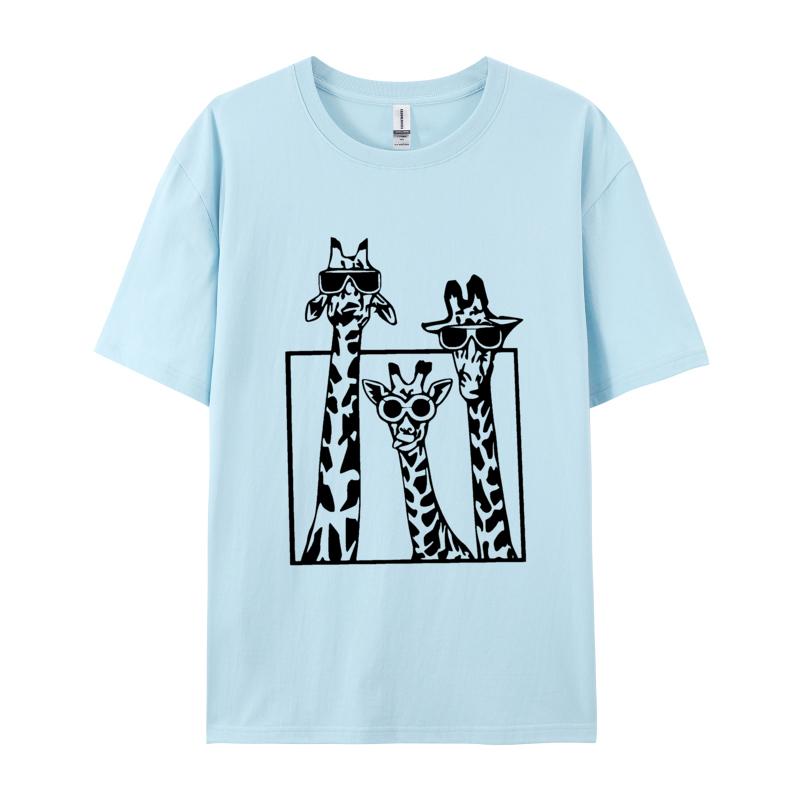 Screenshot Giraffe Students Unisexs Tall Tshirt Male Unisex Tees Tops Tees For Unisex Popular Top Tshirts Happy Family Gathering