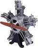 TECHING FA-5C Radial Engine Model, 3D Puzzle, Assembly Kit, Moving, For Adults, Authentic