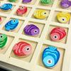 Non-Toxic Wooden Montessori Toys Children'S Logical Thinking Training Direction Color Cognition Educational Battle Battle Board Game Toys
