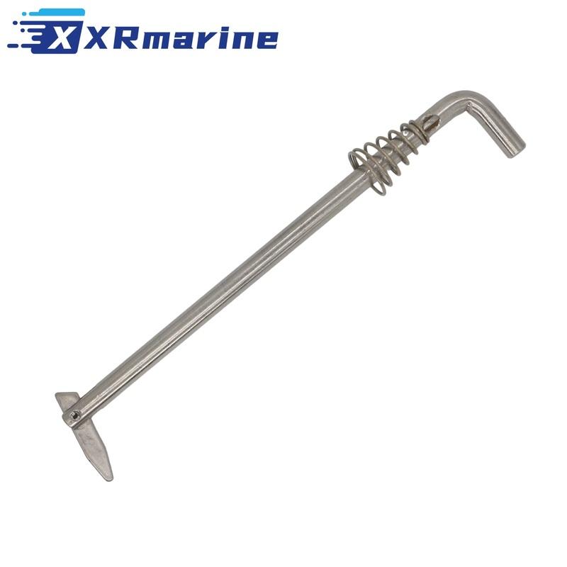 

Tilt Thrust Rod & Spring 350-62121-2 For Nissan Tohatsu 9.8 9.9HP 18HP Mercury 5HP Outboard 16198004 8150931 серебряный