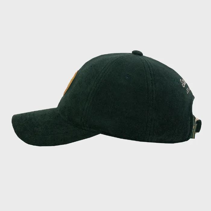 Leisure Terry Ball Cap (Rubber Patch) - British Racing Green