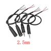 1Pcs 30cm Length Audio Plug Jack 2.5mm/3.5mm DIY Audio Extension Wire  Mic DIY Accessory