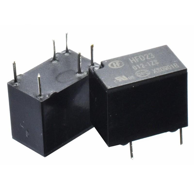 Hongfa Relay HFD23-005/012/024-1ZS/HS, 6-Pin, 2A SPDT.