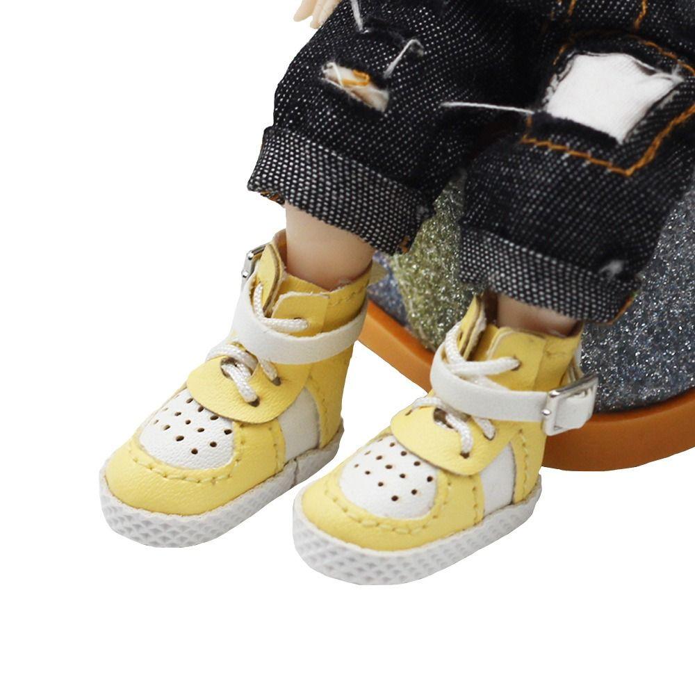 Fashion for Labubu 15cm Leather Boots Multiple Colour Doll Accessories Ob11 Doll Shoes  Girls