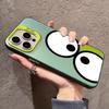 Colorful Flowers Big Eyes Phone Case For iPhone 11 12 13 14 15 Pro Max Plus Mini XR XS X 7 8 Plus SE2 Shockproof Plating Cover
