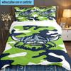 Canberra Camouflage Warrior 3PCS Bedding set,Ideal for 1pc Duvet Cover And 2pcs Pillowcases Perfect for Fan gift,Ideal for Bedroom, Dormitory