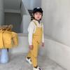 Ensemble chaud d'hiver style coréen pour enfants 2022: Salopette Deux-Pièces pour Garçons et Filles