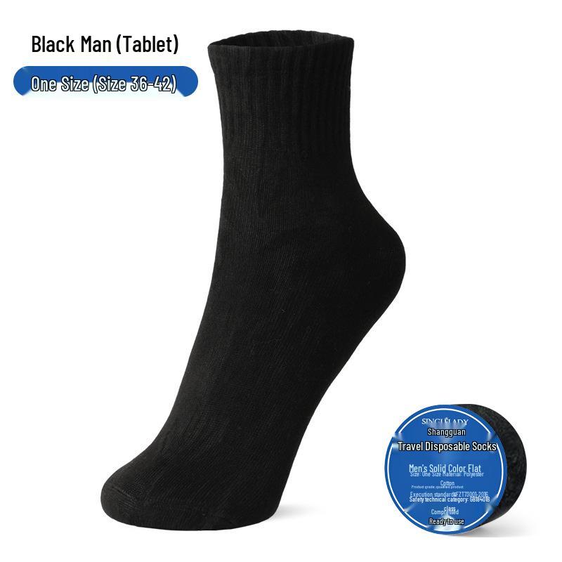 

Портативные одноразовые дорожные носки для мужчин и женщин - Дышащие варианты средней длины и короткие для деловых поездок и ежедневного использования