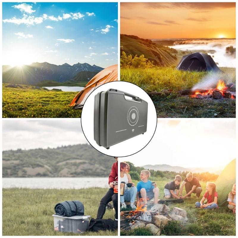 Portable Waterproof Hard Shell Case for Outdoor Camping Use Protective Carrying Case Dustproof and Splashproof Bag