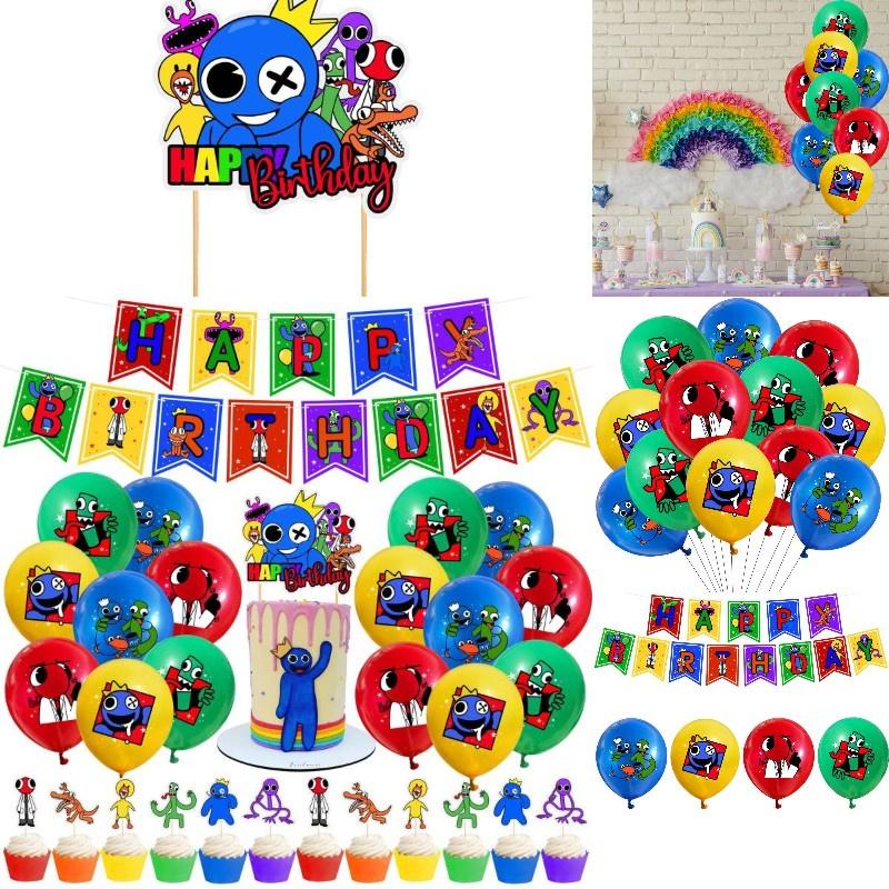 Friends Rainbow Theme Birthday Party Supplies Balloon Banner Cake Toppers Decor