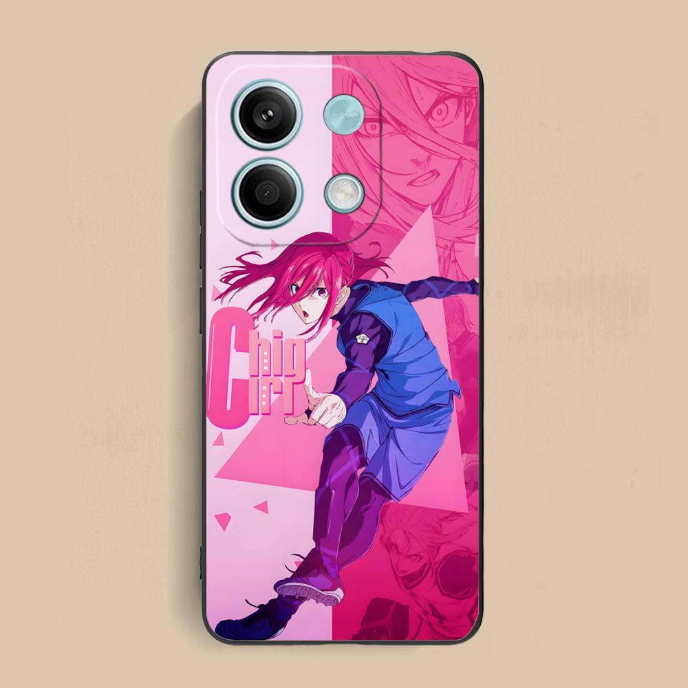 

Blue Lock Chigiri Hyoma Phone Case for Xiaomi Redmi Note 14 13 12 11 S Pro Plus 4G 5G Colorful Printing Cover Cellphones Cover Redmi Note 11S 4G