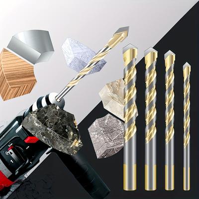 Bohrersatz für Ziegel und Stein, geeignet für Keramikfliesen, Glas, Keramik, Ziegel und Holz, Schnellwechseldesign, industriell