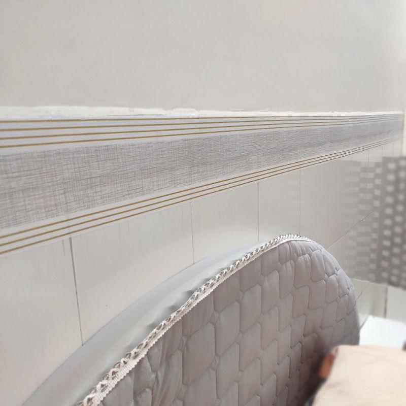 Samolepící vodotěsná lišta PVC Nálepka na zeď Koupelna Vlnovod Vlnovod Podlahový kámen Dveře Pozadí Nástěnný rám Nálepka na parapet