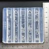 3 Pcs Silicone Nail Art Mold Cute Cartoon Rabbit Moon Cake Moon 3D Acrylic Flowers Nails Templates Diy Manicure Design Tools