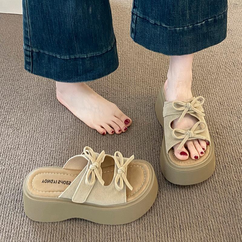 Fashion Female Shoes Slippers Casual Slides Summer Clogs Woman Platform 2025 Luxury Beach Soft Leisure Shoes Slippers Soft Luxury Slides