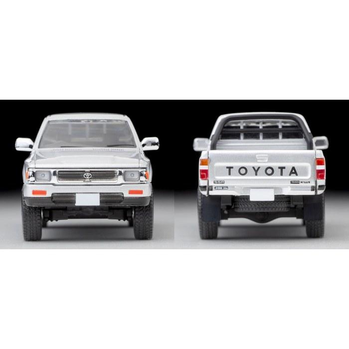 TOMYTEC Tomica Limited Vintage Neo LV-N256c Toyota Hilux 4WD Pickup Double Cab SSR Silver 1991 1/64