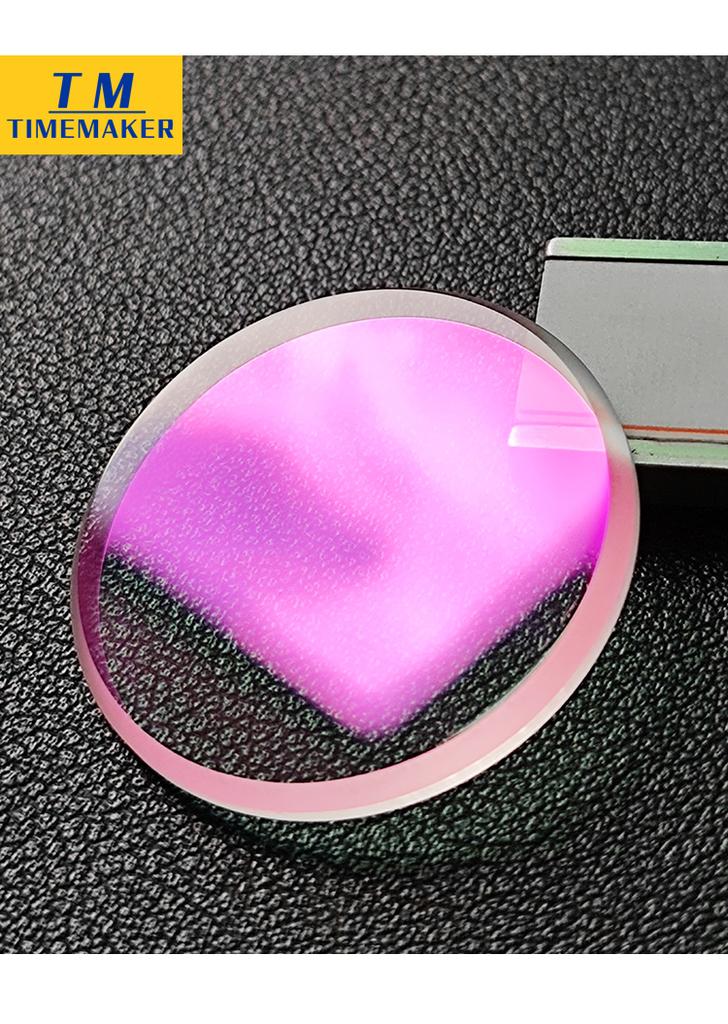 32x2.5mm Mineral Glass With Big Chamfer For Seiko 6306 7002 Series Watch Mirror Blue Red Clear Coating Glass Mirror Parts