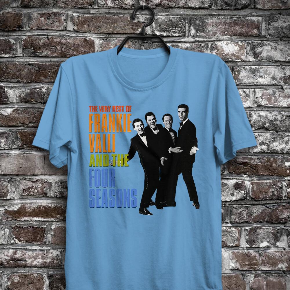 1960-е Великий Рок Фрэнки Валли И Четыре Сезона Бриолин Большие Девочки Не Плачут Унисекс Футболка XL