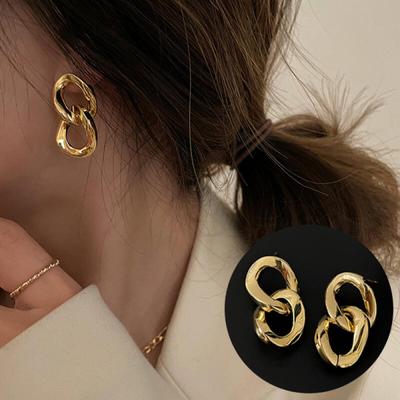 Boucles d'oreilles pendantes mode Golcherry Youngrong en Cubic Cœur Géant