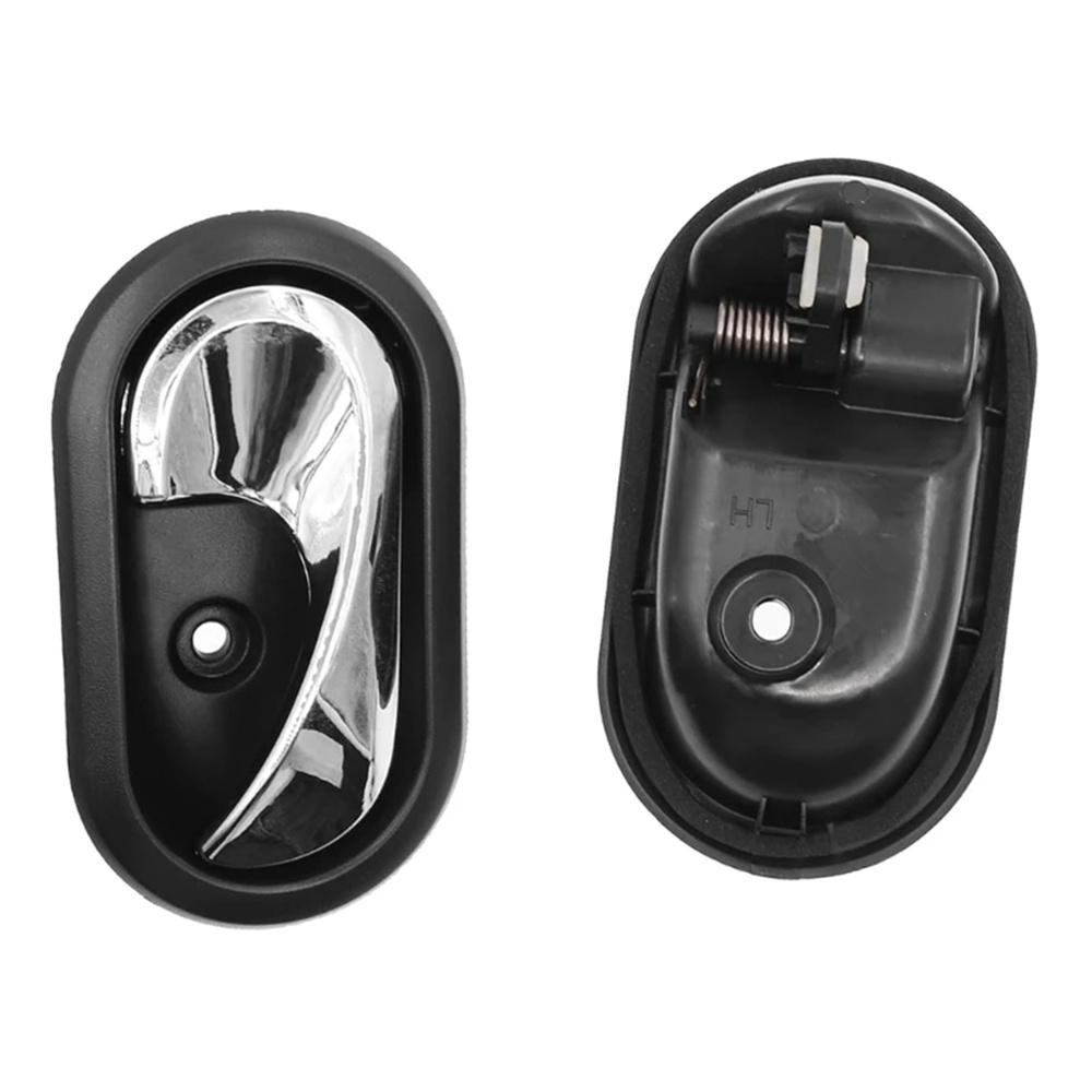 2x Interior Door Handle For Renault Megane Sandero Duster 8200733847 8200733848